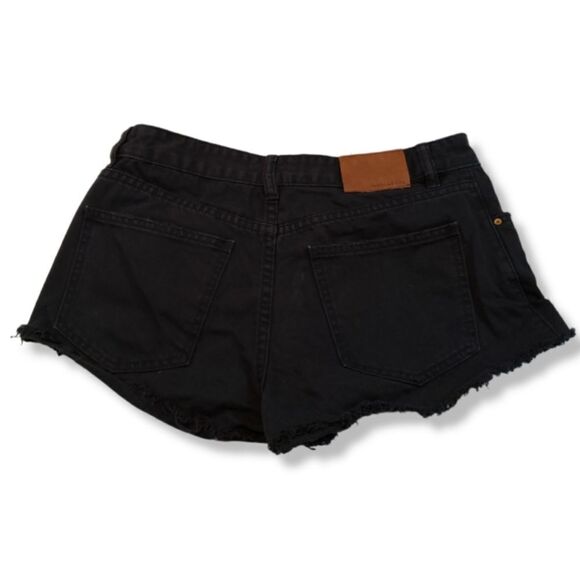 Billabong Shorts Size 28 Denim Shorts Jean Shorts Cut Off Distressed Destroyed - Picture 2 of 5